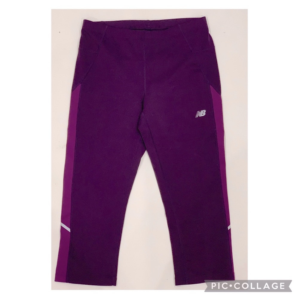Purple New Balance Leggings - size medium!